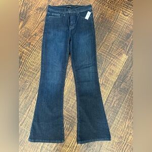 Banana Republic High Rise Flare Denim Size 29 New With Tags Dark Wash